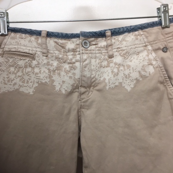 Pilcro And The Letterpress Embroidered Khaki Chino Hyphen Pants - Picture 4 of 12